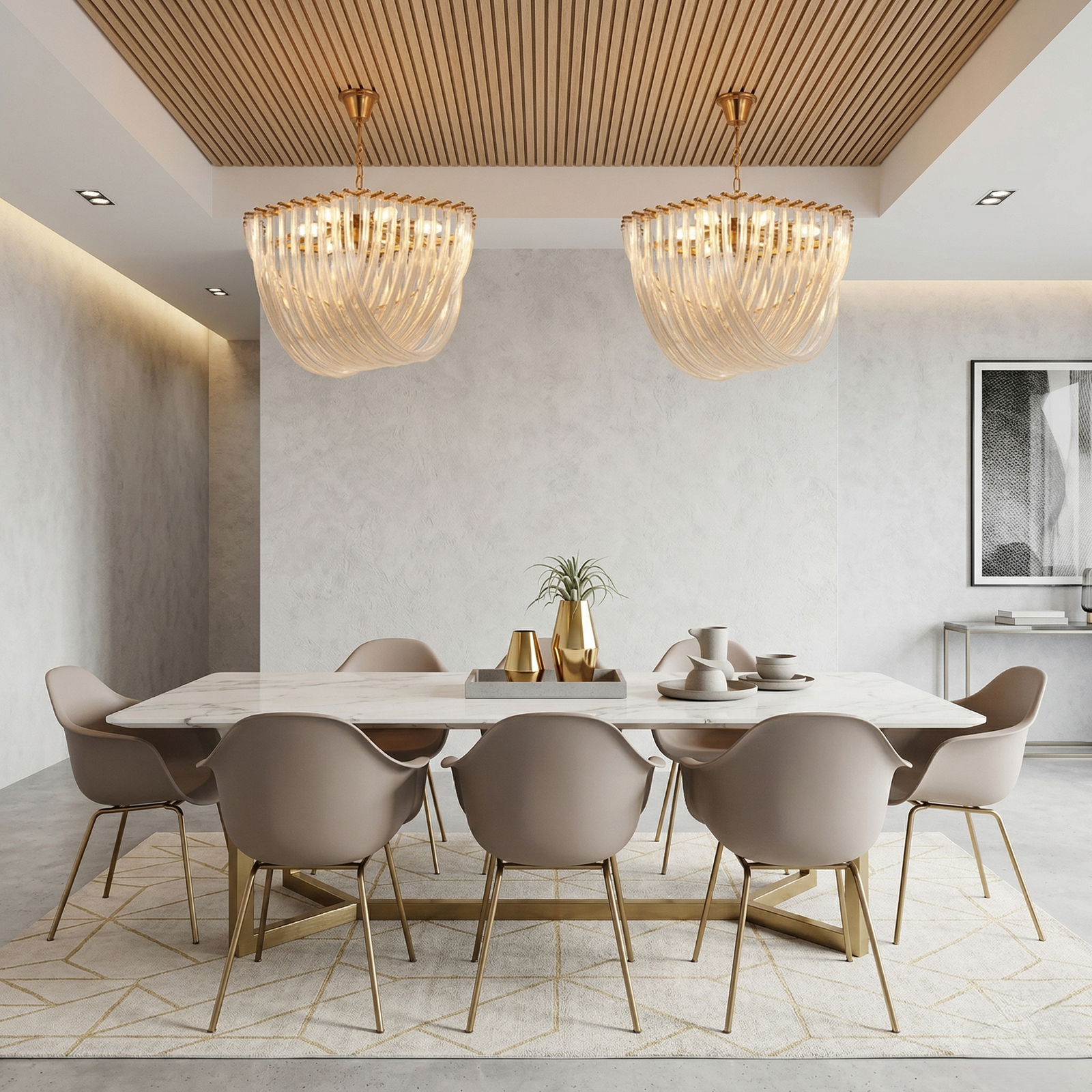 Elysian Drop Round Chandelier