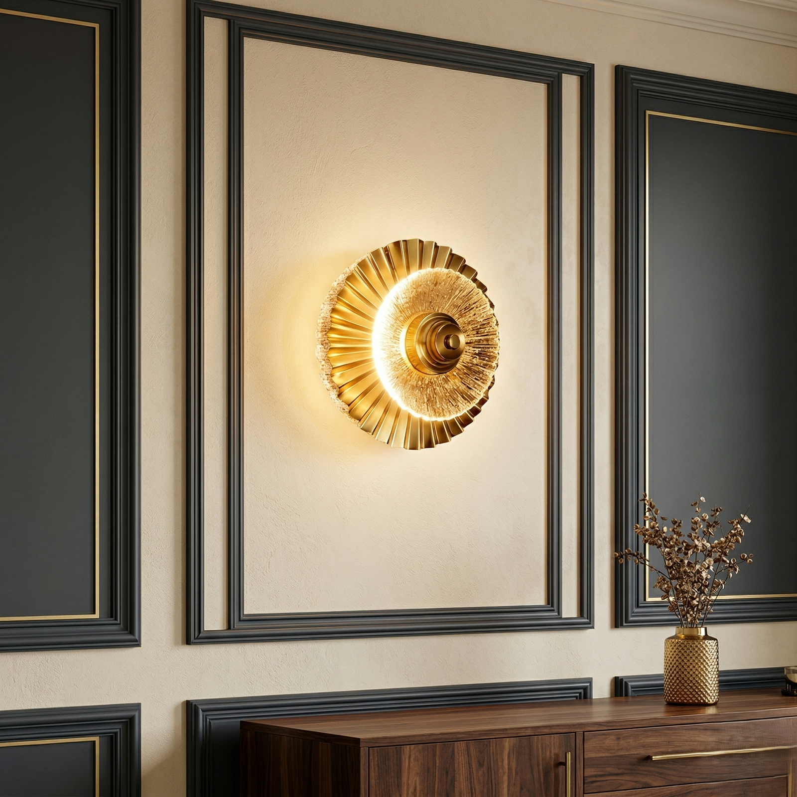 The Halo Disc Wall Light